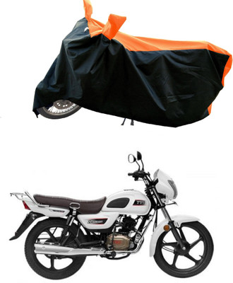 MWBB Waterproof Two Wheeler Cover for TVS(Radeon, Orange)