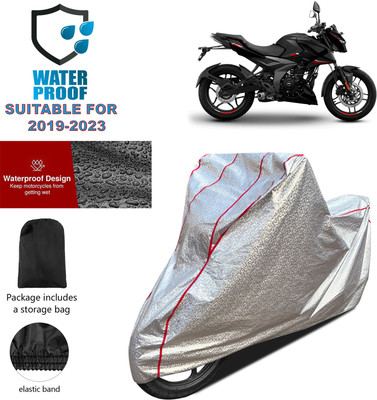 GOSHIV-car and bike accessories Waterproof Two Wheeler Cover for Bajaj(Pulsar N160, Silver)