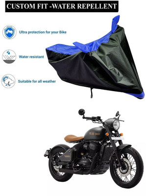 CODOKI Waterproof Two Wheeler Cover for JAWA(Perak, Blue)