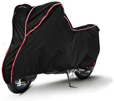 COTSHER Waterproof Two Wheeler Cover for Hero(Glamour i3s BS6, Black, Red)