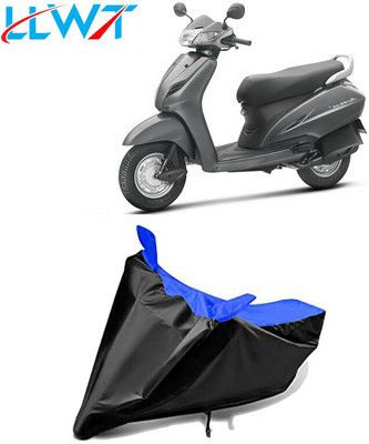 KPIND Waterproof Two Wheeler Cover for Honda(Activa 3G, Black, Blue)