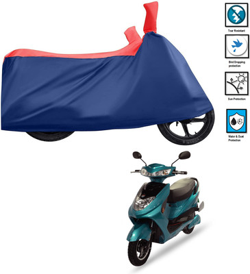 PAGORA Waterproof Two Wheeler Cover for Okinawa(R30 electric scooter, Red)