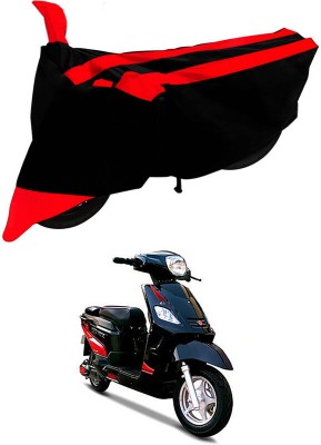 Genipap Two Wheeler Cover for Hero(Electric NYX HS500 ER, Black, Red)