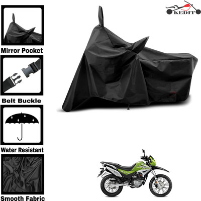 KEDIT Two Wheeler Cover for Hero(Impulse, Black)