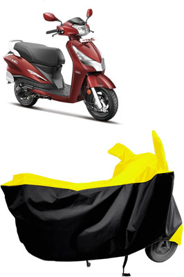 Amexride Two Wheeler Cover for Hero(Duet LX 110CC, Multicolor)
