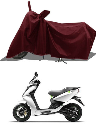 AutoGalaxy Waterproof Two Wheeler Cover for Ather(450 X, Red, Black)