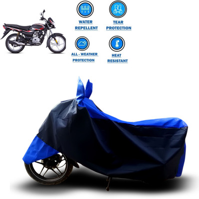 CODOKI Waterproof Two Wheeler Cover for Bajaj(Platina 100 DTS-i, Blue)