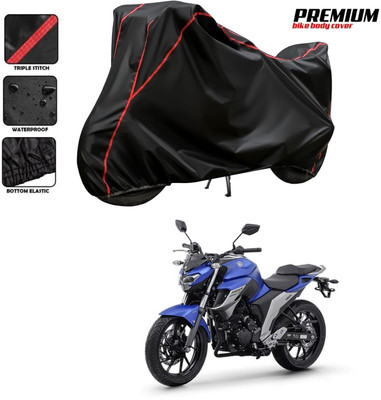 PAGORA Waterproof Two Wheeler Cover for Yamaha(Fazer, Black)