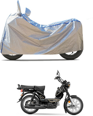 PAGORA Waterproof Two Wheeler Cover for TVS(XL 100 Heavy Duty BS6, Silver)