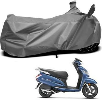 AJSTAR Waterproof Two Wheeler Cover for Honda(Activa, Grey)