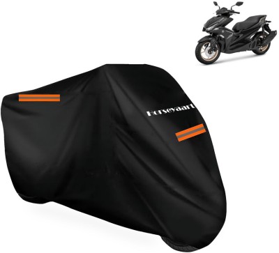 Horseyaart Waterproof Two Wheeler Cover for Yamaha(Aerox 155 Maxi, Black)