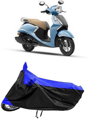 MMSSTAR Waterproof Two Wheeler Cover for Yamaha(Fascino 125 BS6, Blue)
