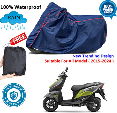 AUTOCAD Waterproof Two Wheeler Cover for Suzuki(Avenis 125, Blue, Red)