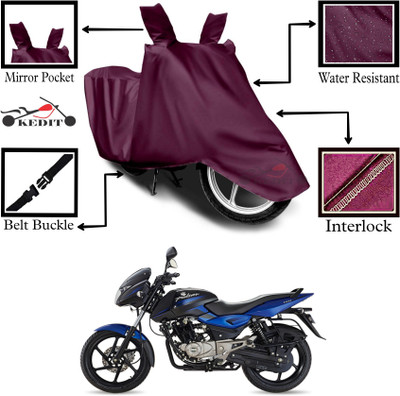 AASHTIK MART Two Wheeler Cover for Bajaj(Pulsar 150 DTS-i, Maroon)