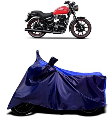 VESMEI Two Wheeler Cover for Royal Enfield(Thunderbird 500, Blue)