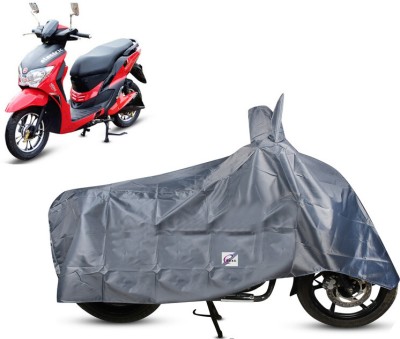 EGAL Waterproof Two Wheeler Cover for Hero(Electric Dash BS6, Grey)