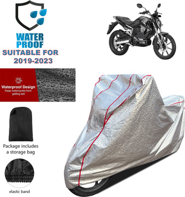 GOSHIV-car and bike accessories Waterproof Two Wheeler Cover for Revolt(RV 300, Silver)