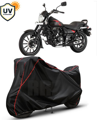 RRZ Waterproof Two Wheeler Cover for Bajaj(Avenger, Black, Red)