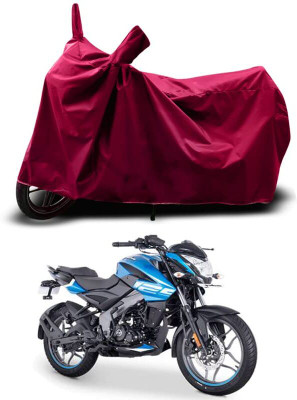 KEDIT Two Wheeler Cover for Bajaj(Pulsar NS125, Maroon)