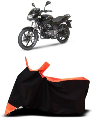 VESMEI Two Wheeler Cover for Bajaj(Pulsar 150 DTS-i, Orange)