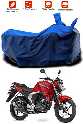 Mdstar Waterproof Two Wheeler Cover for Yamaha(FZ FI, Blue, Blue)