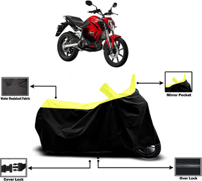 Amexride Two Wheeler Cover for Revolt(Motors RV 400 BS6, Yellow)