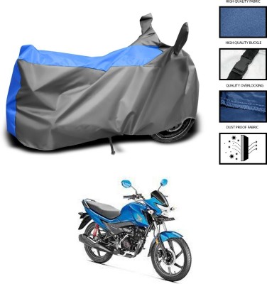 DeepShakshi AUTOMOTIVE Two Wheeler Cover for Honda(Livo, Grey, Blue)