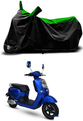 OliverX Waterproof Two Wheeler Cover for Okinawa(Lite, Green)