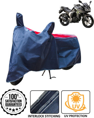 AutoRetail Waterproof Two Wheeler Cover for Yamaha(Fazer, Blue, Red)
