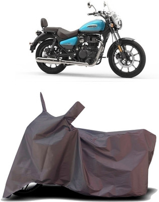 VESMEI Two Wheeler Cover for Royal Enfield(Meteor 350, Blue)