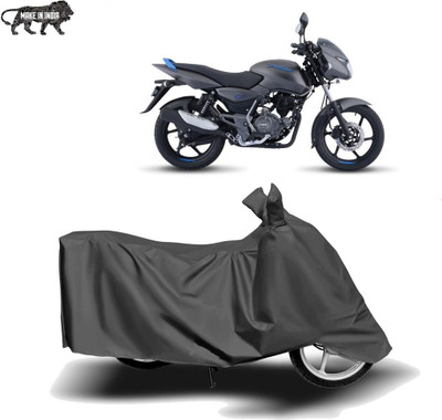 DeepShakshi AUTOMOTIVE Waterproof Two Wheeler Cover for Bajaj(Pulsar 125 Neon, Grey)