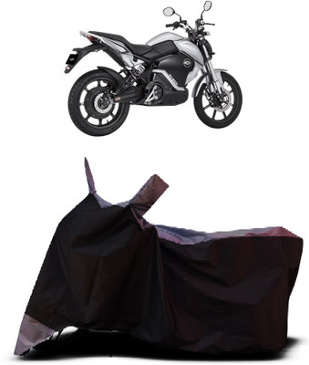 THE REAL ARV Waterproof Two Wheeler Cover for Revolt(RV Cafe Racer BS6, Grey)