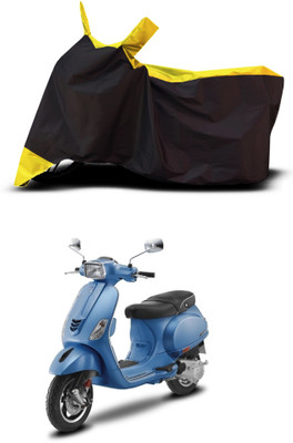 VESMEI Two Wheeler Cover for Vespa(SXL 150 BS6, Yellow)
