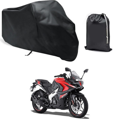 PAGORA Waterproof Two Wheeler Cover for Bajaj(Pulsar RS200 BS6, Black)