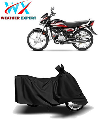 DeepShakshi AUTOMOTIVE Waterproof Two Wheeler Cover for Hero(MotoCorp HF Deluxe, Black)