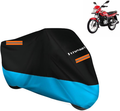 Horseyaart Waterproof Two Wheeler Cover for Bajaj(Platina 125, Blue)
