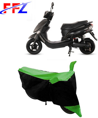FFZ Two Wheeler Cover for Hero(Electric Photon, Black, Green)