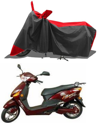 SPECTUS Two Wheeler Cover for Hero(Electric Zippy, Red)