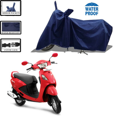 WMIZEXA Waterproof Two Wheeler Cover for Hero(Pleasure, Blue)