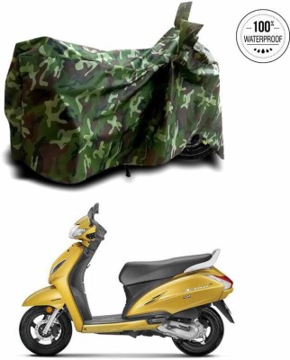 DeepShakshi AUTOMOTIVE Two Wheeler Cover for Honda(Activa 6G, Green, Multicolor)