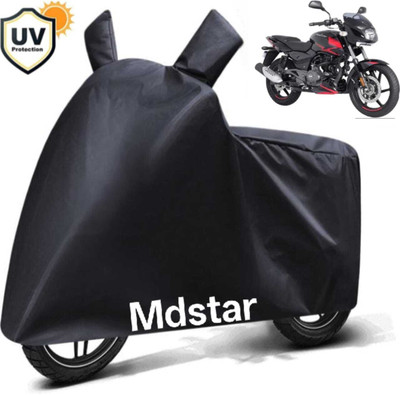 Mdstar Waterproof Two Wheeler Cover for Bajaj(Pulsar 150, Black)