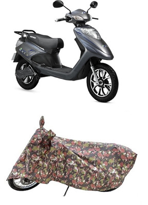 Coxtor Waterproof Two Wheeler Cover for Ampere(V 48 BS6, Multicolor)