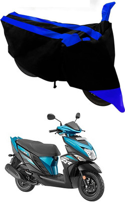 Mdstar Waterproof Two Wheeler Cover for Yamaha(Cygnus Ray ZR, Blue, Black)