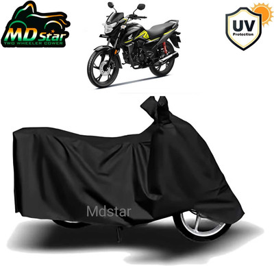 MMSSTAR Waterproof Two Wheeler Cover for Honda(SP 125, Black)