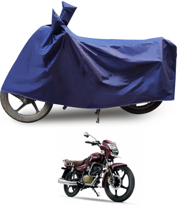 Auto Hub Two Wheeler Cover for TVS(Radeon, Blue)