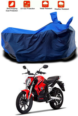 Mdstar Waterproof Two Wheeler Cover for Revolt(Motors RV 400, Blue, Blue)