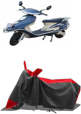SUGASHRI Waterproof Two Wheeler Cover for Tunwal(Sport 63 60V, Red, Black)
