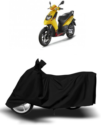 BigFly Waterproof Two Wheeler Cover for Aprilia(SR 125, Black)