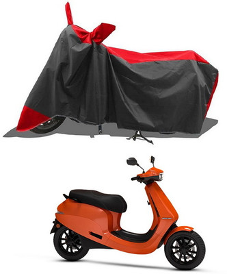 PAGORA Waterproof Two Wheeler Cover for Ola(Red, Black)