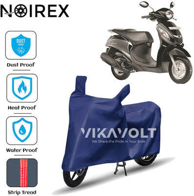 NOIREX Waterproof Two Wheeler Cover for Yamaha(Fascino, Blue)